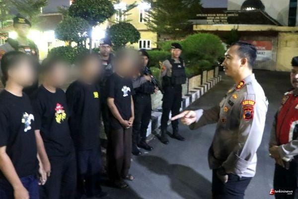 Cegah Kriminalitas, Polres Tegal Kota Amankan 13 Orang dalam Operasi Kamtibmas