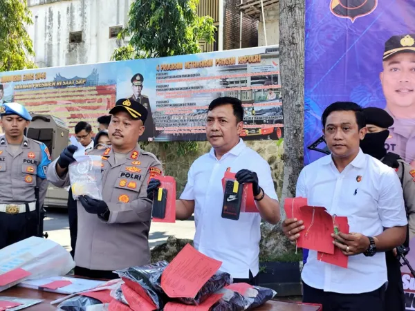 Empat Tersangka Ditangkap, Polres Wonogiri Ungkap Jaringan Narkoba Jenis Sabu