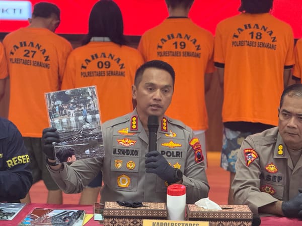 Polisi Tetapkan 6 Anggota Anarko sebagai Tersangka Aksi Ricuh May Day Semarang