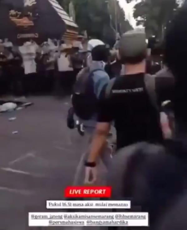Video Mayday di Semarang Rusuh, 6 Orang Kelompok Anarko Jadi Tersangka!, Ini perannya