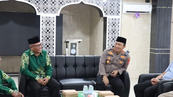 Kapolres Barsel Sambangi PD Muhammadiyah, Pererat Silaturahmi dan Sinergi