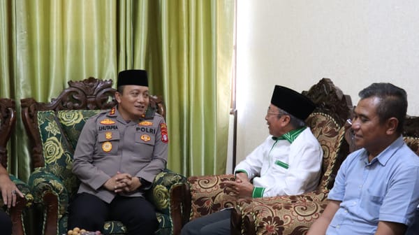 Perkuat Kamtibmas, Kapolres Barsel Silaturahmi dengan PC NU dan Kemenag