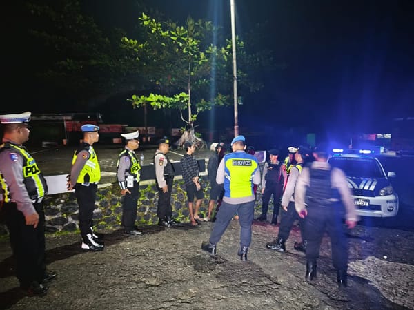 Polres Banjarnegara Gelar Patroli Skala Besar Sasar Premanisme