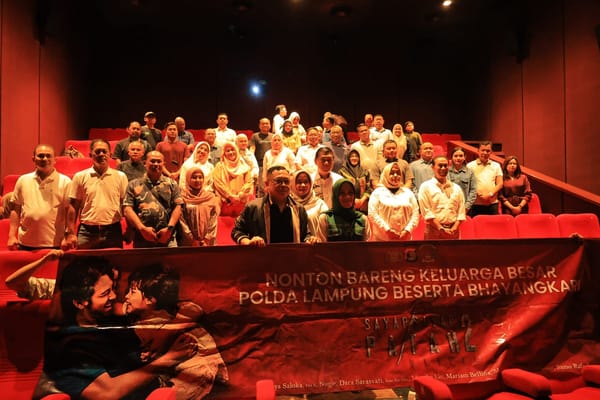 Kapolda Lampung Ajak Warga Nonton Bareng “Sayap-Sayap Patah 2” untuk Tingkatkan Waspada Terorisme