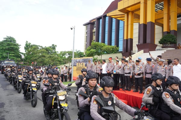 Tindak Tegas Geng dan Anarkisme, Polda Riau Resmi Launching TIM RAGA