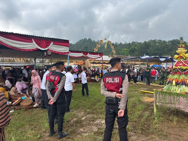 Sinergi Pengamanan, Polres Banjarnegara dan Instansi Terkait Amankan Kunjungan Wamendes
