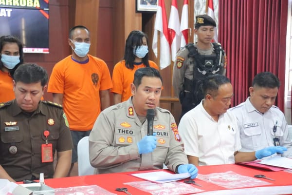 Perangi Narkoba, Polres Kobar Musnahkan Barang Bukti Ratusan Gram
