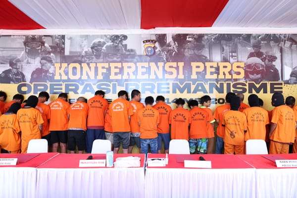 Polda Riau Ungkap Puluhan Kasus Premanisme Lewat Operasi Pekat Lancang Kuning 2025