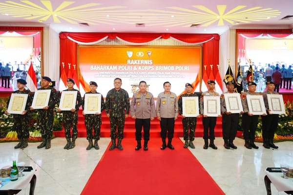 Kapolri Tekankan Pengamanan Program Pemerintah dan Peningkatan SDM di Rakernis Baharkam-Korbrimob