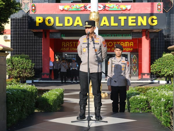 Kapolda Kalteng Pimpin Apel Pagi, Apresiasi Kinerja dan Tekankan Solidaritas