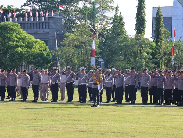Pimpin Apel, Kapolda Kalteng Ingatkan Pentingnya Kebersamaan dan Kesehatan