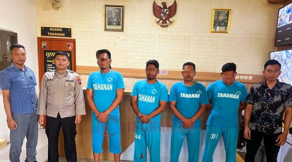 Empat Anggota Ormas Grib Jaya Ditangkap Polda Jateng Usai Rusak Aset PT KAI