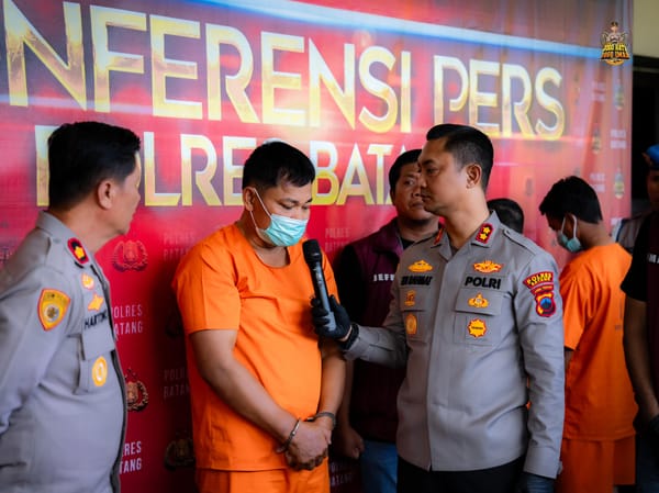Gulung Sindikat Curanmor, Polres Batang Amankan 18 Sepeda Motor dan 7 Tersangka