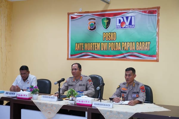 Ini Daftar 5 Korban yang Sudah Diidentifikasi Tim DVI di Papua Barat