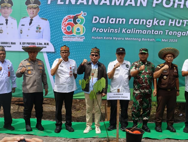Polda Kalteng Turut Lestarikan Satwa Liar, Irwasda dan Kabidhumas Hadiri Pelepasan Orangutan