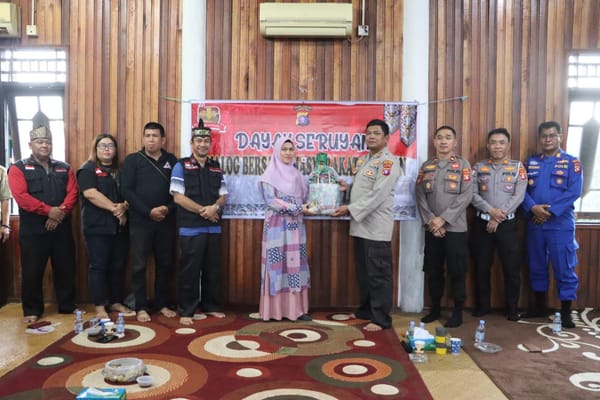 Tiga Sanggar Seni Seruyan Apresiasi Polres atas Bantuan Kostum Tari dan Dukungan Budaya Lokal