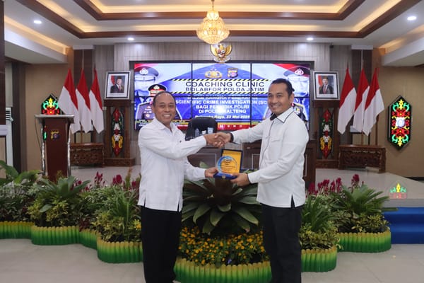Tingkatkan Kompetensi Forensik, Polda Jatim Adakan Coaching Clinic di Polda Kalteng