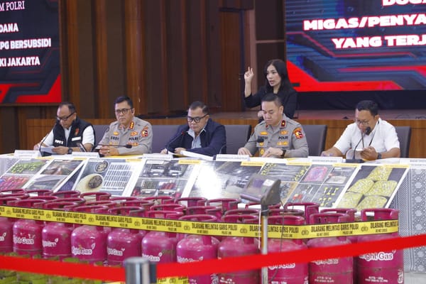 Bareskrim Polri Ungkap Sindikat Oplosan Gas Subsidi di Jakarta, Rugikan Negara Rp16,8 Miliar