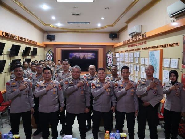 Tim Supervisi Korpsabhara Baharkam Polri Kunjungi Polres Kotawaringin Timur