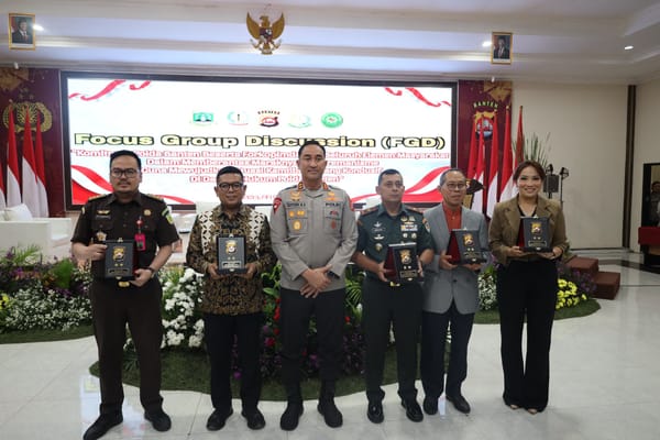 Sinergi Berantas Premanisme, Polda Banten Adakan FGD dengan Forkopimda dan Tokoh Masyarakat