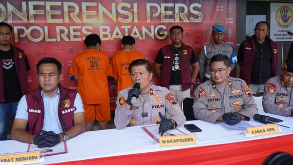 Polres Batang Ungkap Aksi Kekerasan Pelajar dan Premanisme dalam Operasi Aman Candi 2025