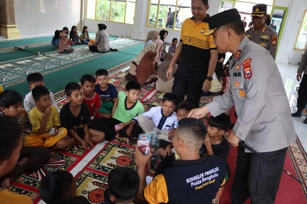 Korban Gempa Dapat Perhatian Khusus, Kapolda Bengkulu Turun Tangan Langsung