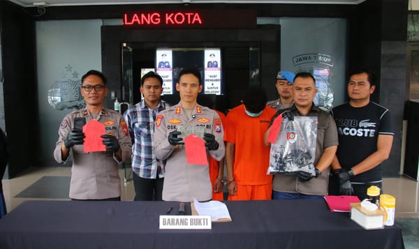 Polisi Ungkap Aksi Sadis di Jalanan Malang, Dua Pemuda Lempar Batu ke Pengendara