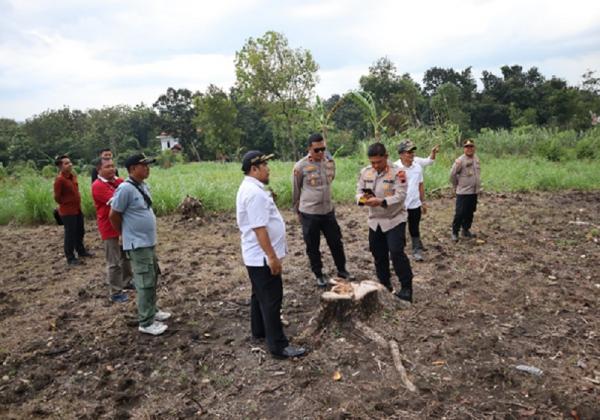 Dukung Ketahanan Pangan, Kapolres Grobogan Jajaki Perkebunan di Lahan KPH Purwodadi