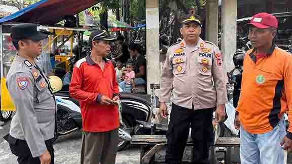 Polres Grobogan Blusukan di Pasar untuk Tangkal Premanisme