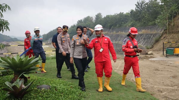 Patroli Dialogis, Kapolres Semarang Kunjungi Proyek Strategis Nasional Waduk Jragung