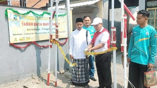 Polisi Brebes Buka Taman Baca, Dorong Minat Baca Generasi Muda