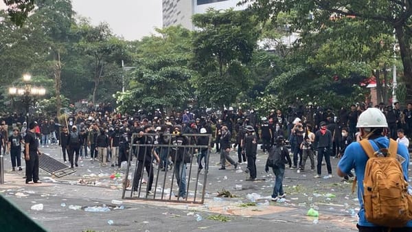 Polda Jateng Bubarkan Kelompok Anarko yang Ganggu Aksi Damai May Day