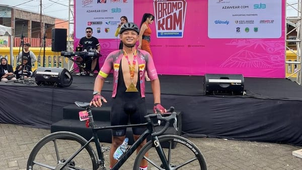 Polresta Malang Kirim Bripka Doni untuk Ikuti Balap Sepeda Bromo KOM 2025
