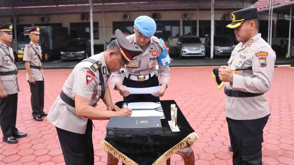 Kapolres Grobogan Pimpin Sertijab, Tekankan Profesionalisme dan Dedikasi Aparat