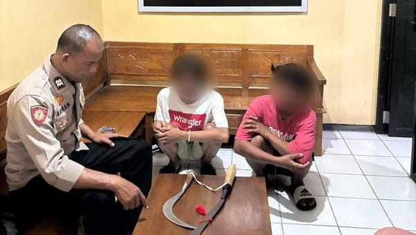 Tawuran Antargengster di Sukolilo: Dua Remaja Pati Ditangkap Polisi