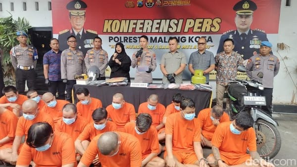 Polresta Malang Kota Bekuk 36 Pelaku Kriminalitas Lewat Operasi Pekat Semeru II