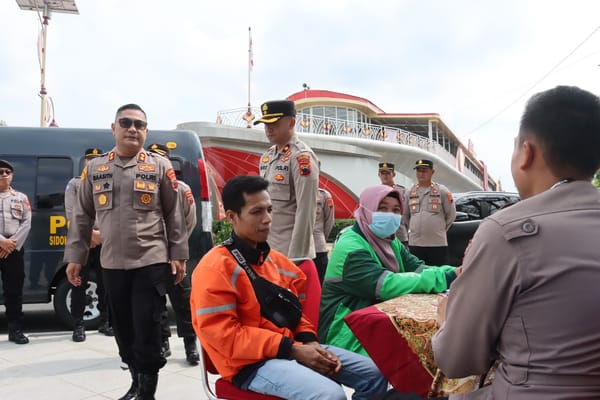 Sambut HUT Bhayangkara ke-79, Polres Kebumen Gelar Bakti Kesehatan Gratis
