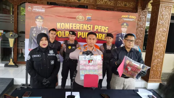 Warga Banyumas Mengaku 9 Kali Beli Uang Palsu di E-commerce dan Edarkan di Purworejo