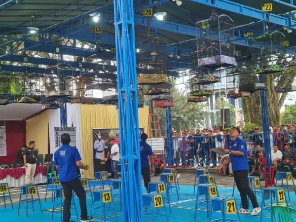 Polres Magelang Kota Gelar Lomba Kicau Burung, 500 Peserta Ikut Meriahkan HUT ke-79 Bhayangkara