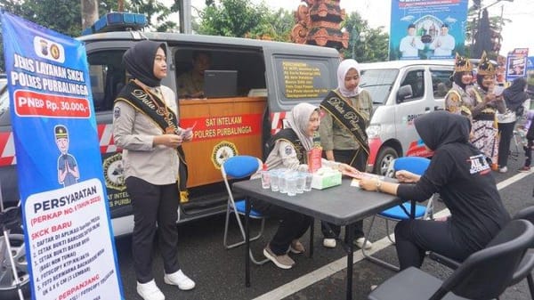 Polres Purbalingga Hadirkan Gerai Pelayanan SIM di CFD, Warga Urus Administrasi Sambil Olahraga