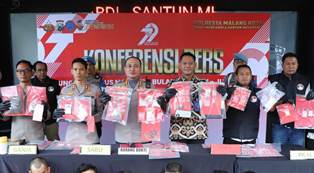 Perang Lawan Narkoba: Polresta Malang Kota Selamatkan 17 Ribu Jiwa, 111 Kasus Diungkap