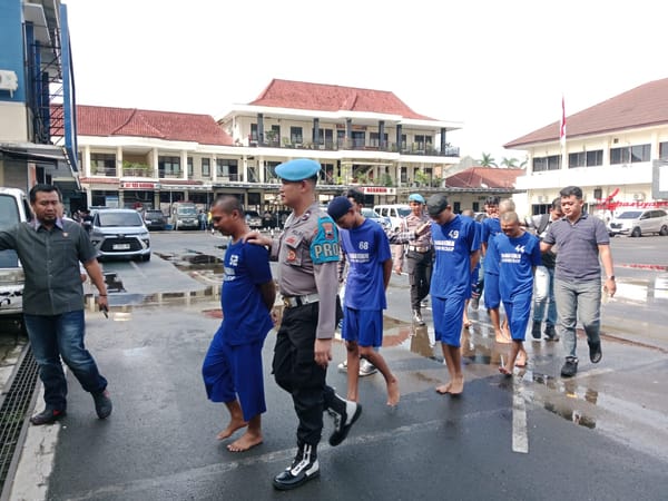 Polresta Cilacap Amankan Enam Pelaku Kejahatan dalam Operasi Aman Candi