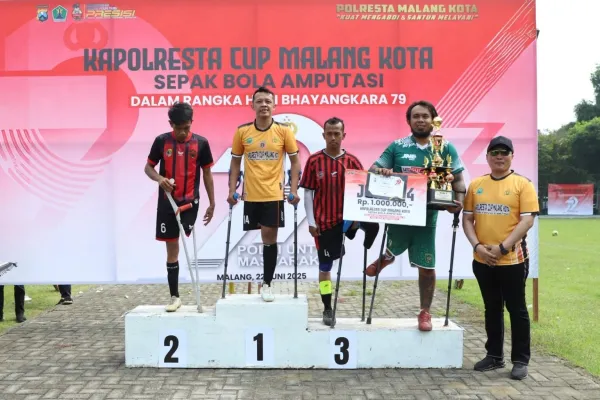 Persama Raih Juara Kapolresta Cup 2025, Meriahkan Hari Bhayangkara ke-79