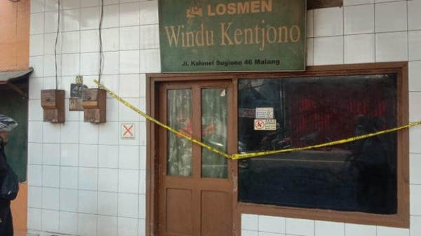 Polisi Olah TKP Penemuan Mayat Wanita di Losmen Kota Malang, Identitas Korban Belum Diketahui