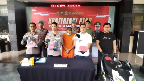 Pelaku Begal Motor di Bandulan Malang Dibekuk Satreskrim Polresta Malang Kota