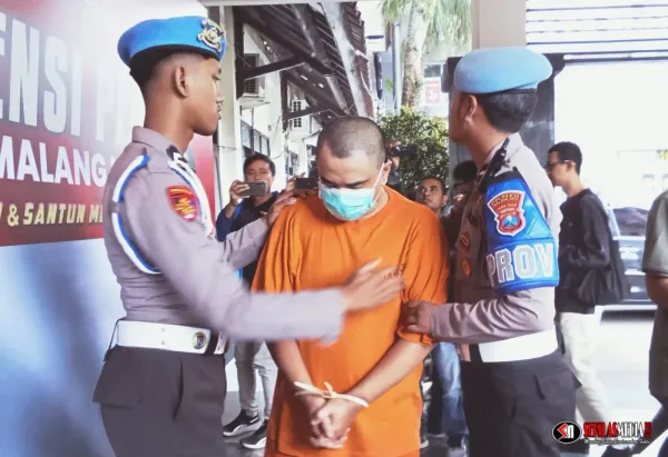 Driver Ojol Jadi Korban Perampasan, Pelaku Bersenjata Tajam Ditangkap Polresta Malang Kota