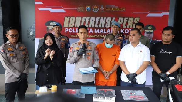 Tiga Bulan Buron, Pelaku Begal Ojol Ditangkap Tim Polresta Malang Kota
