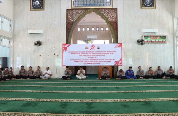 Sambut Tahun Baru Islam, Polresta Pati Gelar Doa Bersama dan Ceramah Hijrah