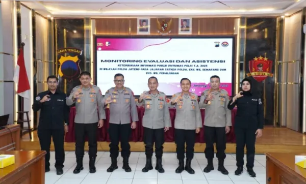 Polda Jateng Diminta Tingkatkan Kualitas Informasi Publik, Ini Arahan Divisi Humas Polri