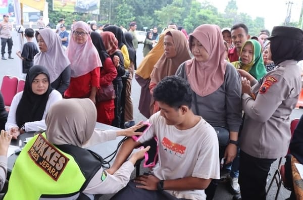 Polres Jepara Hadirkan Layanan Kepolisian di Car Free Day